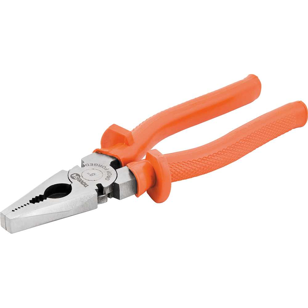 Alicate Universal Profissional 8 Polegadas: Conforto Anatômico e Corte Preciso