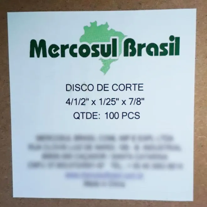 Disco de Corte MERCO 4.1/2" x 1mm Profissional | Precisão e Alta Performance em Aço e Inox