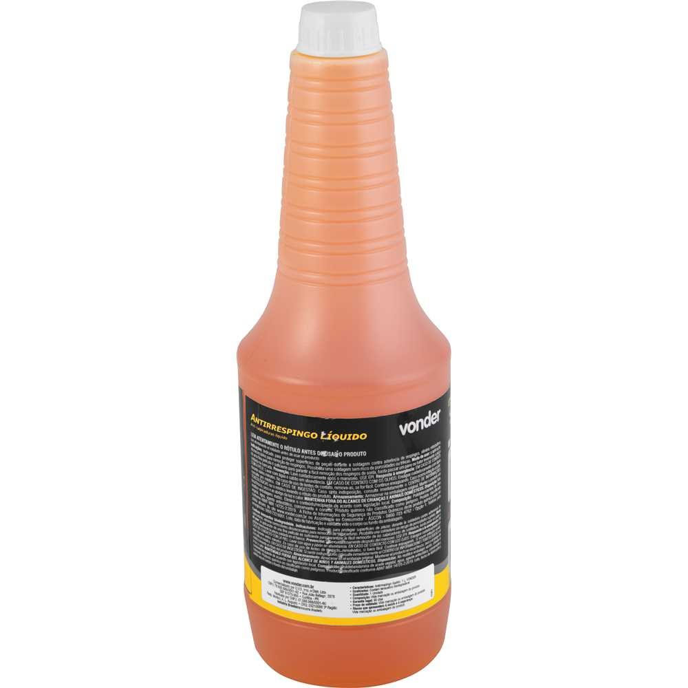 Antirrespingo Líquido VONDER 1 Litro: Proteção Profissional sem Silicone para Soldagem MIG/MAG