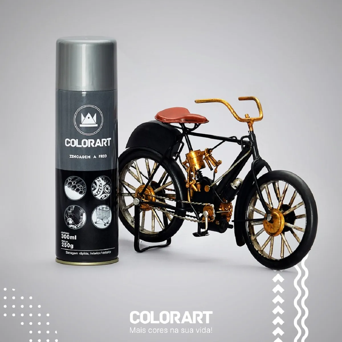 Spray Galvanização a Frio Colorart: Proteção Anticorrosiva Superior para Metais