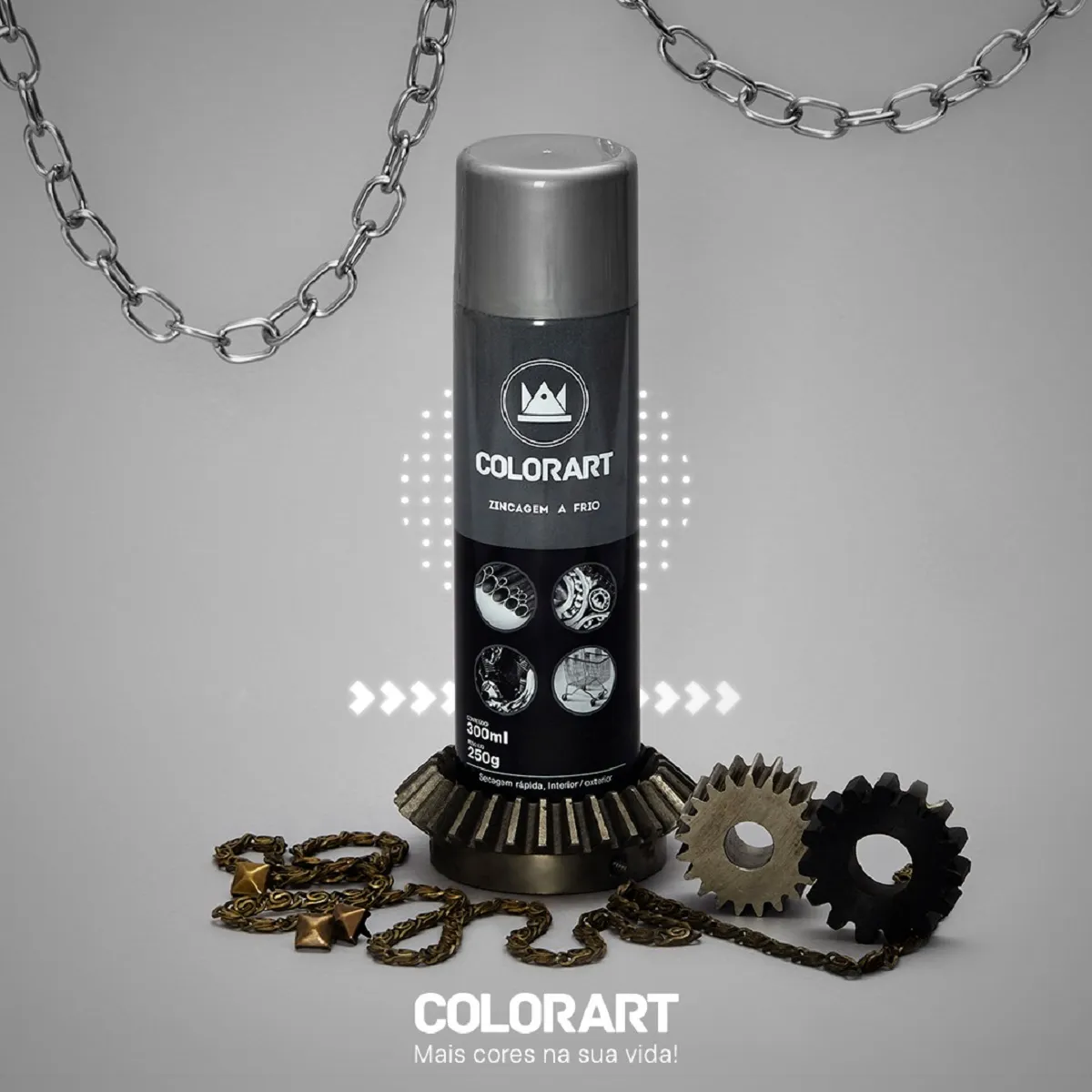 Spray Galvanização a Frio Colorart: Proteção Anticorrosiva Superior para Metais