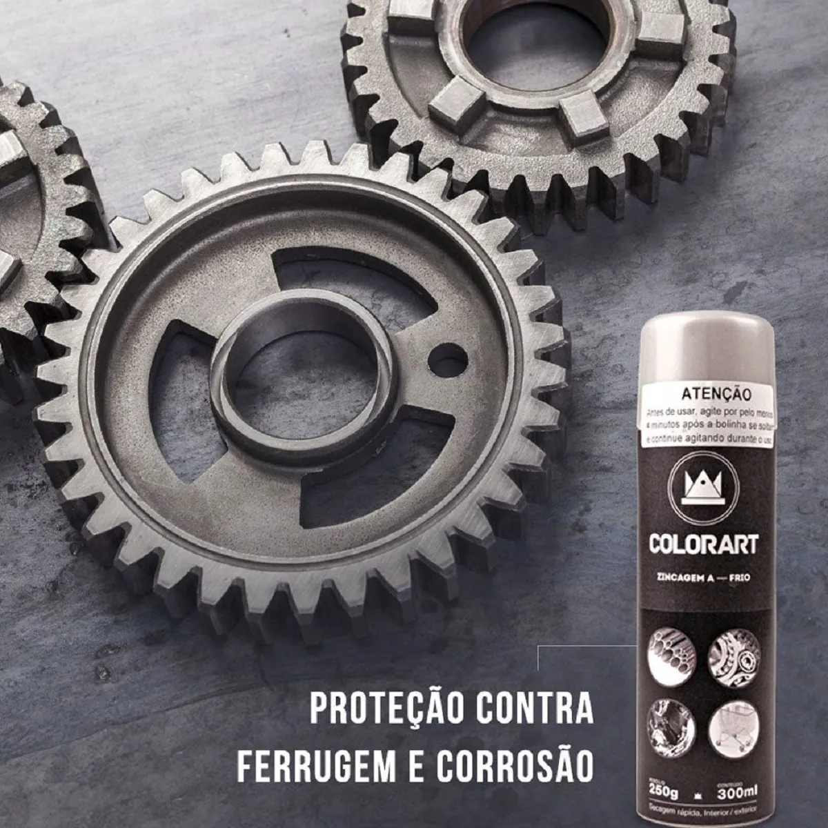 Spray Galvanização a Frio Colorart: Proteção Anticorrosiva Superior para Metais