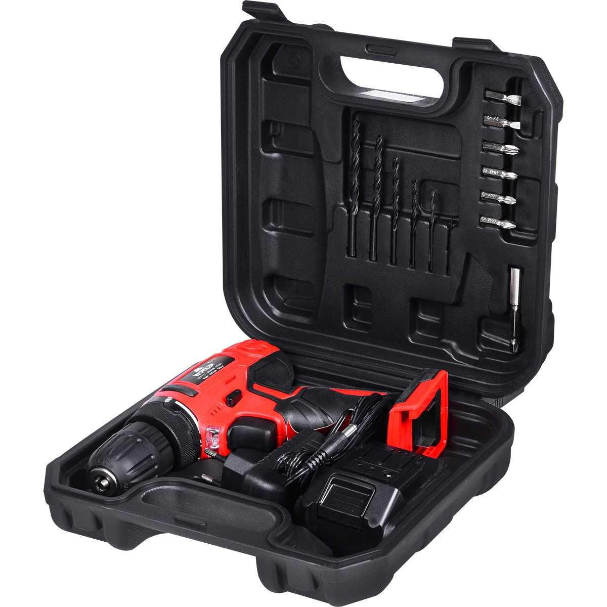 Parafusadeira 12V Bateria Biv Kit com 13 Peças - WORKER