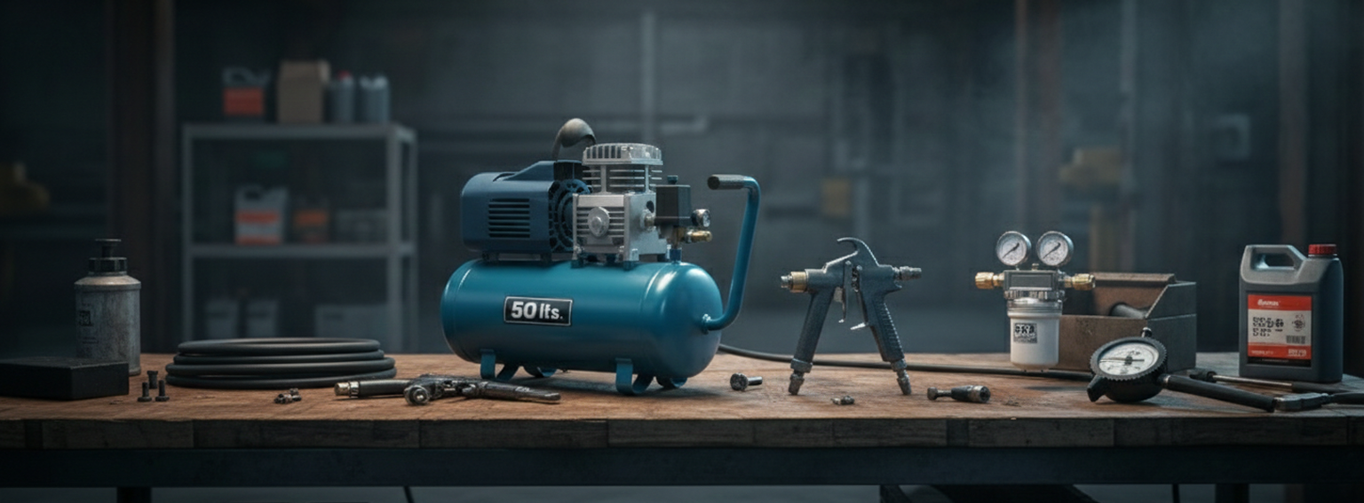 Guia Completo: Como Escolher o Compressor de Ar Ideal para Sua Oficina