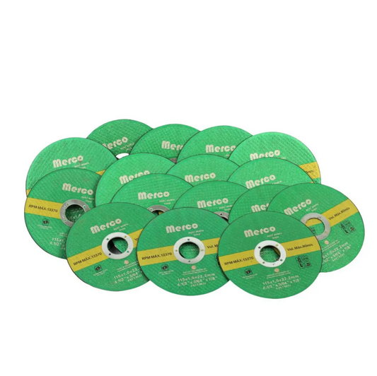 Kit com 50 Disco de Corte MERCO 4.1/2" x 1mm Profissional | Precisão e Alta Performance em Aço e Inox (Cópia)