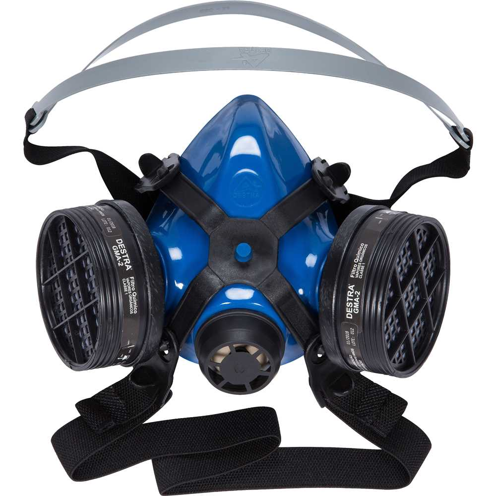 Respirador Semifacial de Silicone com Filtro para Vapores Orgânicos