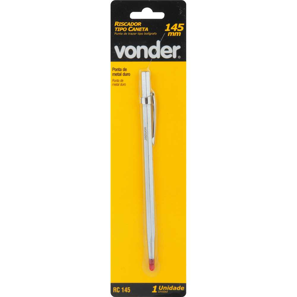 Riscador para Chapa em Aço com Ponta de Vídea (Metal Duro) | Traçagem Precisa em Metais