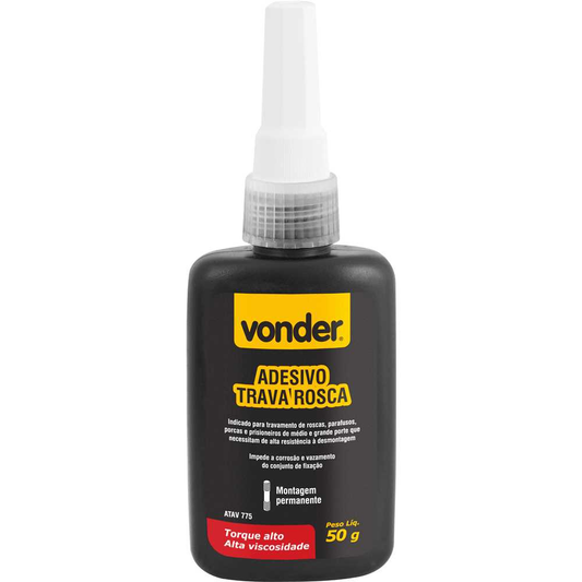 Adesivo Trava Rosca Anaeróbico de Alto Torque VONDER ATAV 775 - 50g