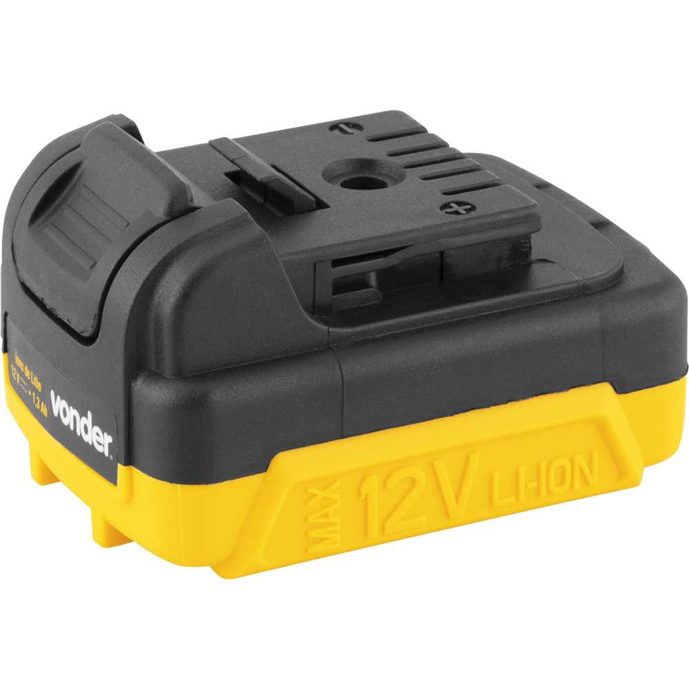 Bateria de Íons de Lítio 12V VONDER para Parafusadeira PFV 120: Potência e Durabilidade