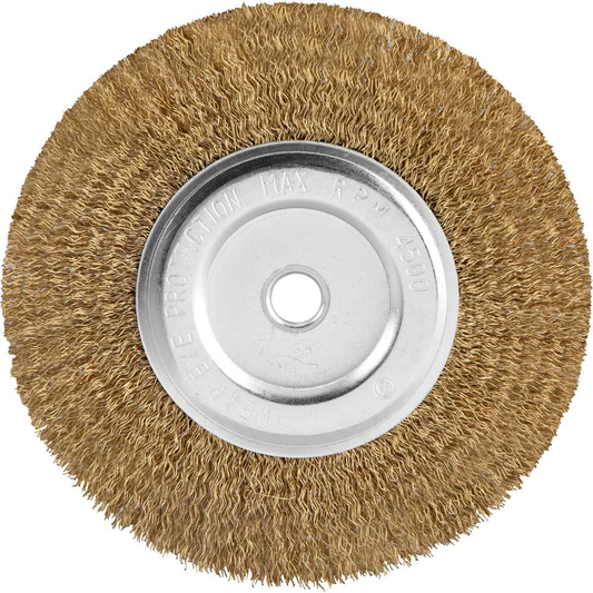 Escova Circular de Aço Latonado 6" VONDER: Limpeza e Acabamento Profissional