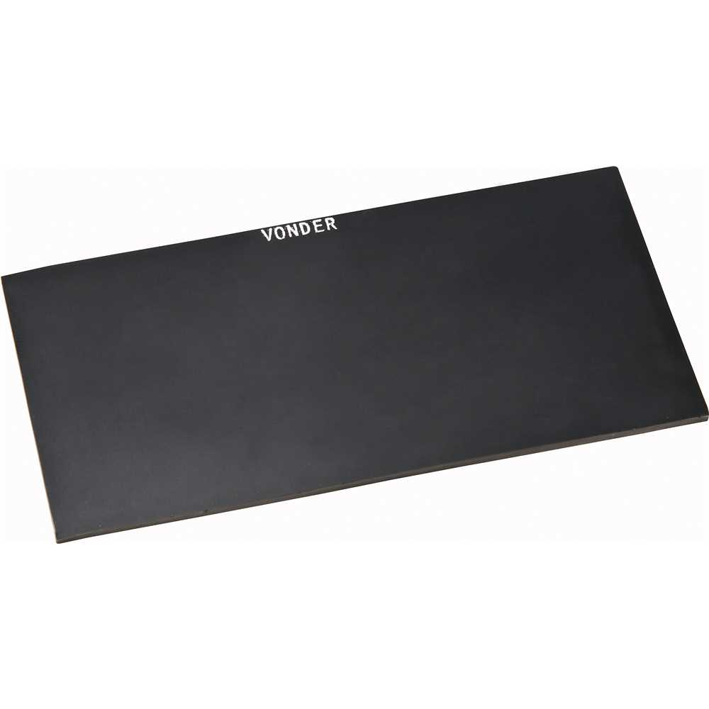 Lente Retangular Verde VONDER: Proteção TON 14, 108 x 51 mm para Máscaras de Solda